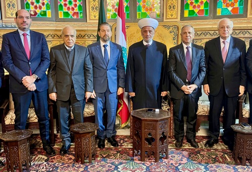 المفتي دريان استقبل وفد تكتل التوافق الوطني المفتي دريان استقبل وفد تكتل التوافق الوطني