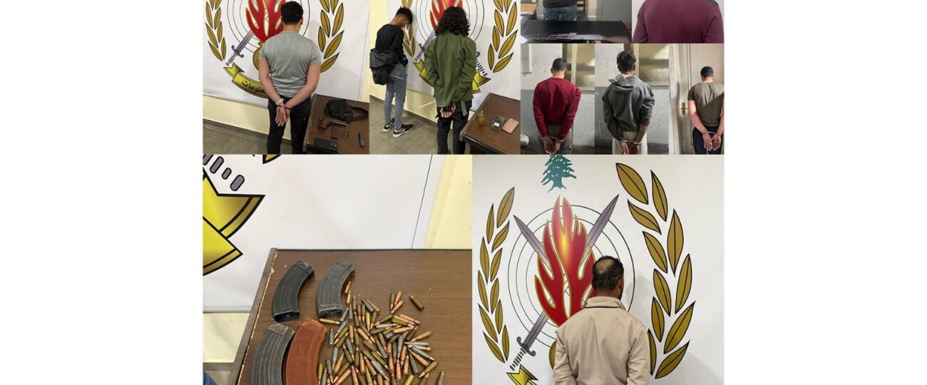 حواجز ومداهمات لشعبة المعلومات في منطقة الشمال تسفر عن توقيف عدد من المطلوبين والمشتبه بهم  بارتكاب جرائم