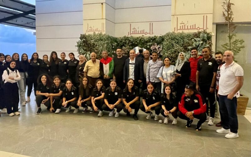البقاعي وأعضاء الاتحاد الفلسطيني لكرة القدم الشتات ومنتخب السيدات يلتقون السفير دبور
