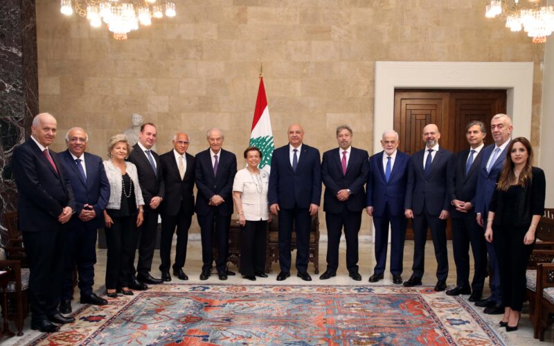الرئيس عون اطلع من الوزيرين عيسى الخوري ومرقص على اوضاع وزارتيهما ومن الشيخ قدور على جهود المجلس الإسلامي العلوي لرعاية النازحين