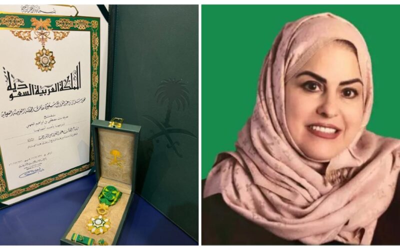 خادم الحرمين الشريفين يمنح أول متبرعة سعودية بالأعضاء عديلة الجهني وسام الملك عبدالعزيز