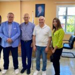 د. خالد مراد يستقبل الأستاذ وهيب سيقلي صاحب مدرسة غاردن سيتي