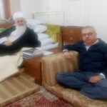 د. هشام الأعور يزور المرجع الروحي الشيخ أمين الصايغ ويقدم له كتابه الصادر مؤخراً