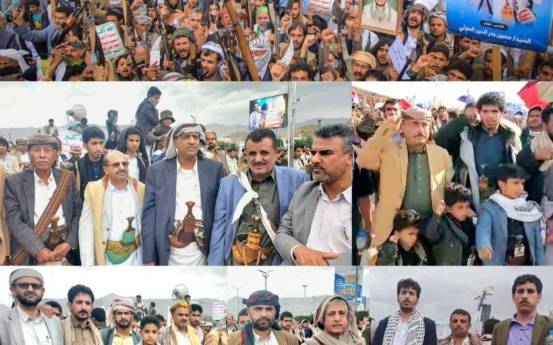 طوفان بشري بالعاصمة صنعاء في مسيرة “مع غزة وفلسطين.. في مواجهة القتلة والمستكبرين”