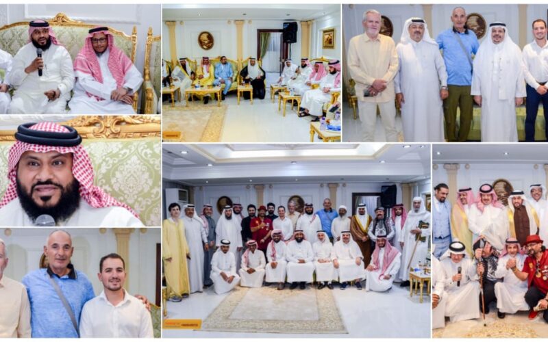 مبارك بن دهيكل وأحمد الزبيدي يكرمان الحجاج الأسبان