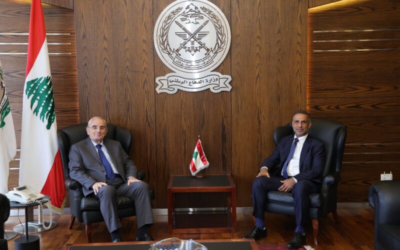 وزير الدفاع الوطني استقبل سفراء ووفدًا أميركيًا وبحث معهم دعم الجيش اللبناني وتطبيق القرار 1701