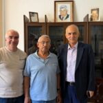 أسامة سعد يستقبل الدكتور خالد مراد والإعلامي سامر زعيتر