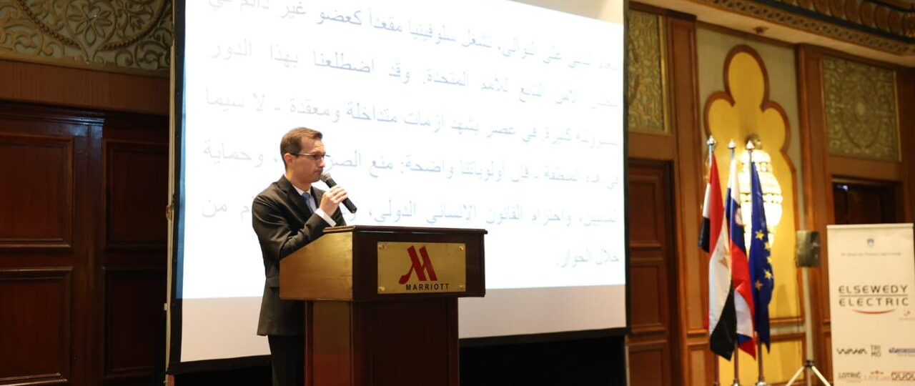 احتفال سلوفينيا بالذكري ٣٤ لاستقلالها بالقاهرة .