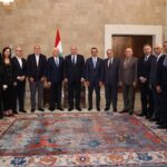 رئيس الجمهورية مستقبلاً  نائب المدير الاقليمي للبنك الدولي