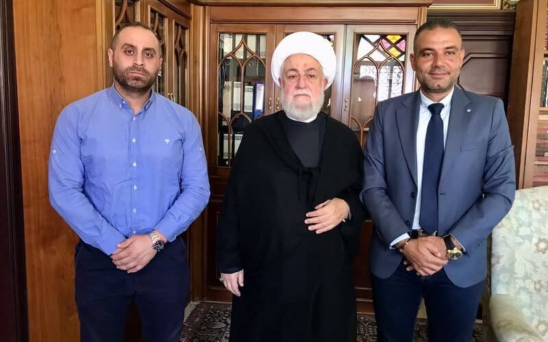 المفتي عسيران يستقبل العقيد قبيسي والرائد عويدات